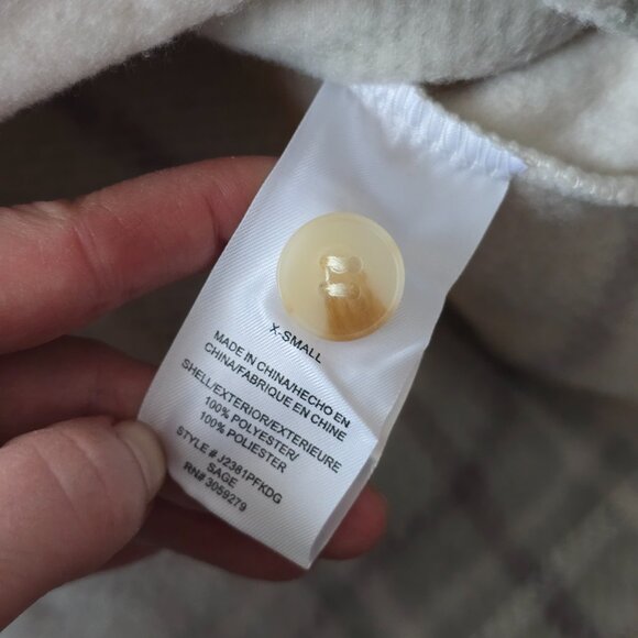 THREAD & SUPPLY Crop Fleece Plaid Shirt Jacket XS NWOT - Picture 2 of 5